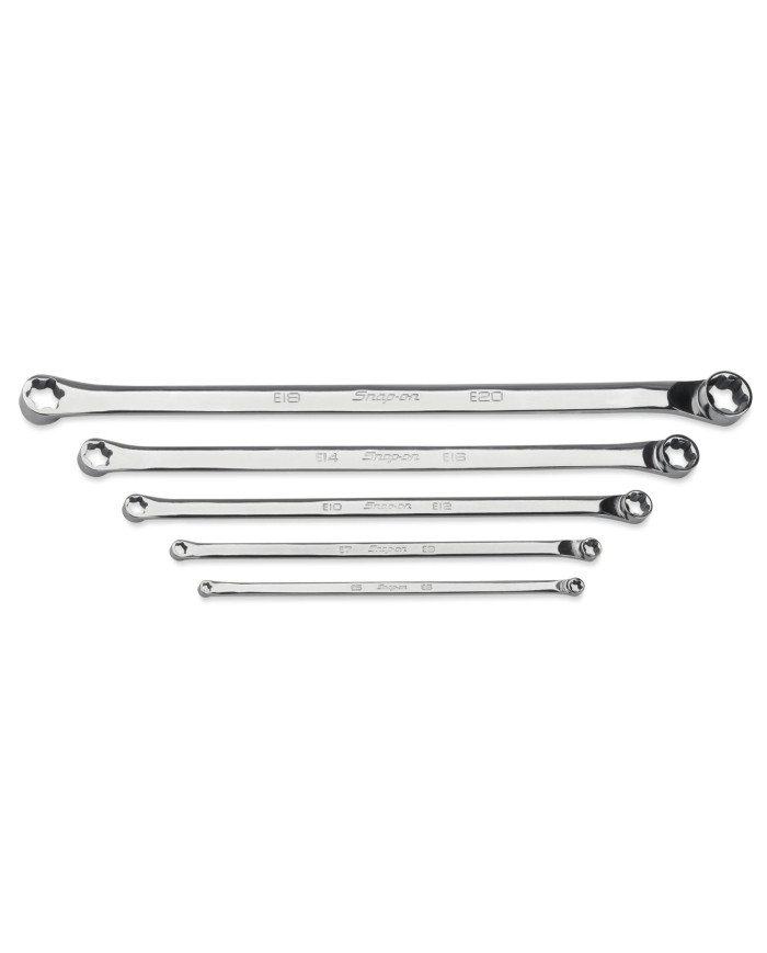 Kit de Chave Luneta Dupla de 10° TORX® (E5-E20)