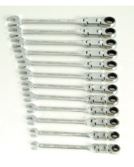 Llave Combinada con Cabeza y Rachet Articulado - 8-19mm - BP