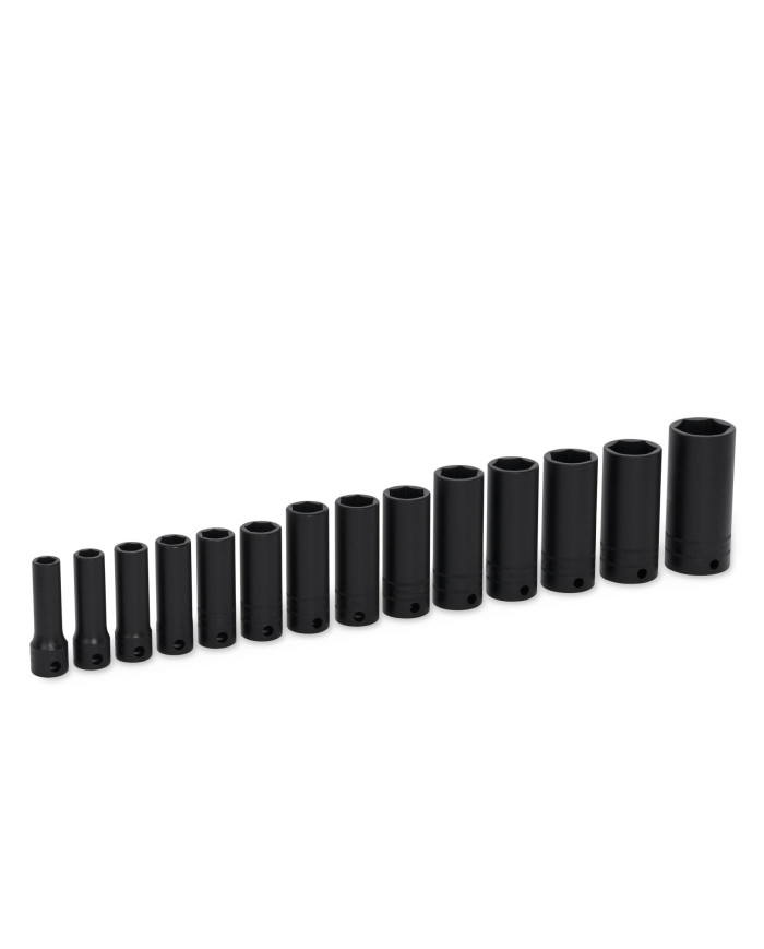 Kit de Chaves de Impacto com Caixa de 3/8 " e Encaixe de Seis Pontos de Medida