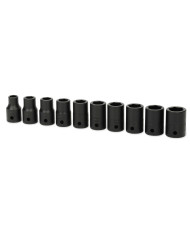 Impact Wrench Socket Set (10–19 mm), 1/2" - Snap-on