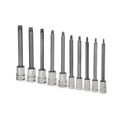Kit Chaves Caixa c/Bit Torx Longos, 1/4" e 3/8"