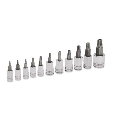 11 pc Drive Tamper-Resistant TORX Plus® Socket Driver Set (8IPR-55IPR)