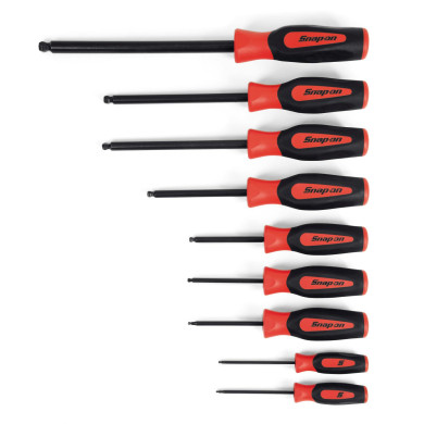 9 pc Ball Hex Metric Instinct® Screwdriver Set (2-10 mm)