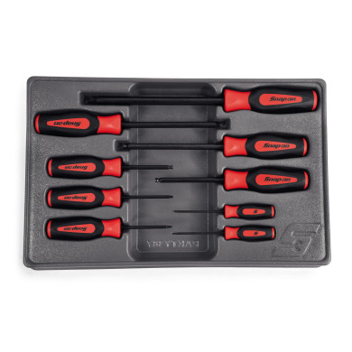 9 pc Ball Hex Metric Instinct® Screwdriver Set (2-10 mm)
