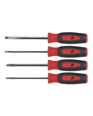 Kit Chave de Fenda/Phillips Curtas, Vermelho - Snap-on