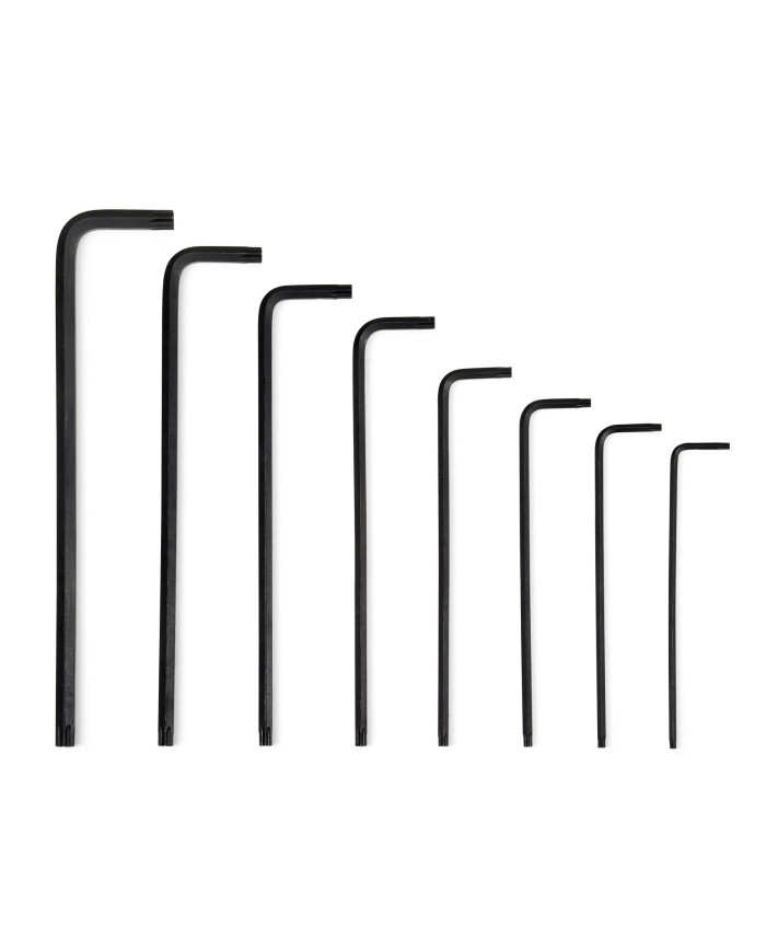 8 pc TORX® Extra-Long L-Shaped Hex Key Set (T9-T40)