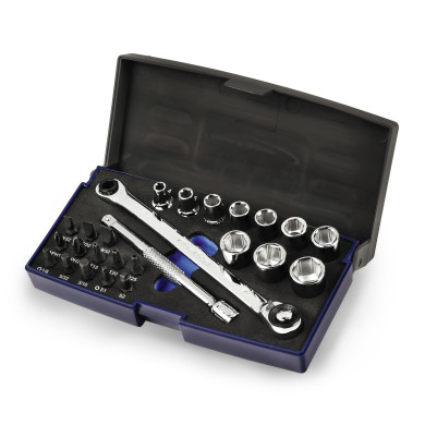 Kit de Roquete, Bit e Chaves de Caixa 1/4" - BP