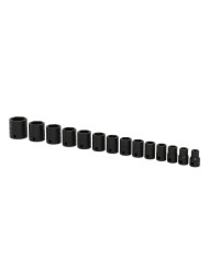 Kit de Chaves de Impacto com Encaixe, 3/8"