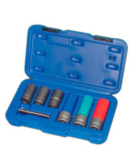 Kit de Chaves de Caixa e Extratores 1/2”, 17, 19, 21mm - BP