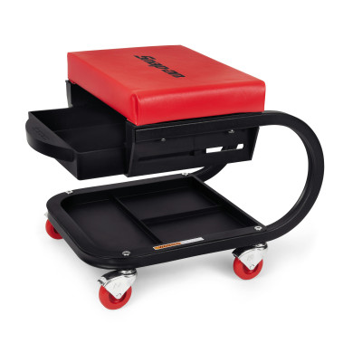 Red Rolling Stool - Snap-on