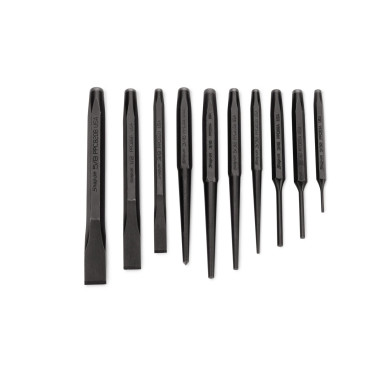 Set of 10 Steel Punches with 10 Heat Treatments - Snap-on