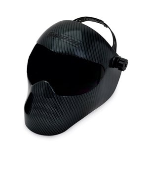 Máscara de soldar com padrão de fibra de carbono